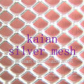 silver stretch wire netting